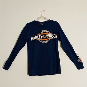 Harley-Davidson Dark Blue Crew Neck Shirt
